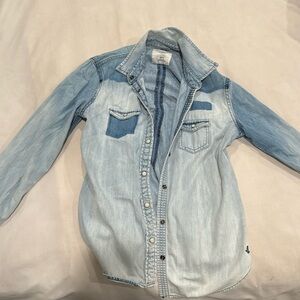 Denim button up